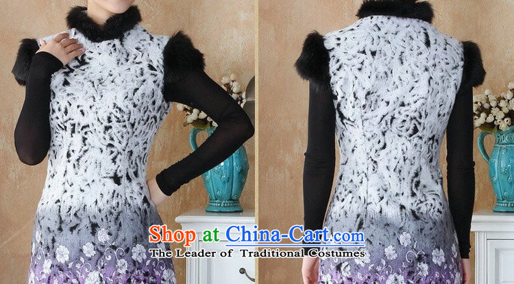 Floral winter clothing new cheongsam dress gross Tang dynasty? Ms. qipao rough edges Mock-neck stamp cheongsam dress suit - 1 red 3XL picture, prices, brand platters! The elections are supplied in the national character of distribution, so action, buy now enjoy more preferential! As soon as possible.