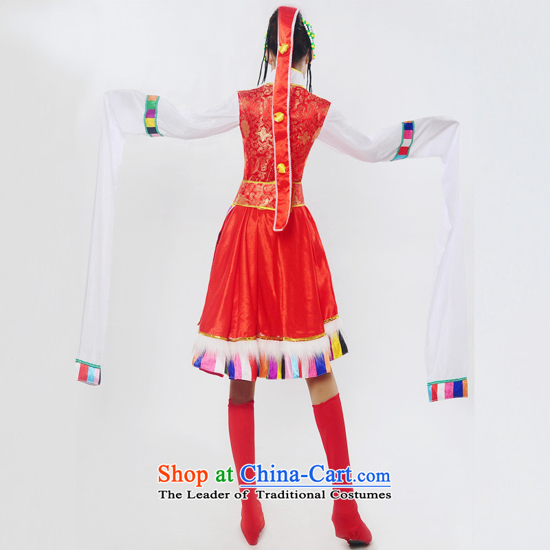 Arts dreams dress new 2015 Tibetan sleeves dance performances to minority clothing female HXYM-0029 RED XXL, King Coconut , , , shopping on the Internet