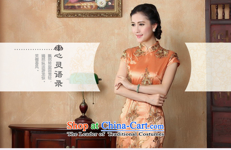 The cheer her new spring and summer 2015, dresses improved temperament dress retro-day short-sleeved qipao gown Y3080B cotton XL Photo, prices, brand platters! The elections are supplied in the national character of distribution, so action, buy now enjoy more preferential! As soon as possible.