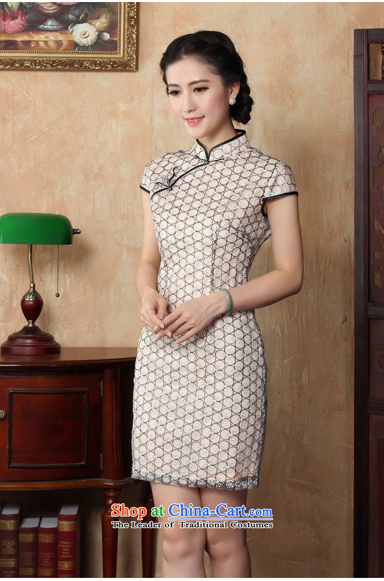 The cheer her cheongsam dress lace new 2015 Summer improved stylish white Sau San Tong Y3151B load routine female XL Photo, prices, brand platters! The elections are supplied in the national character of distribution, so action, buy now enjoy more preferential! As soon as possible.