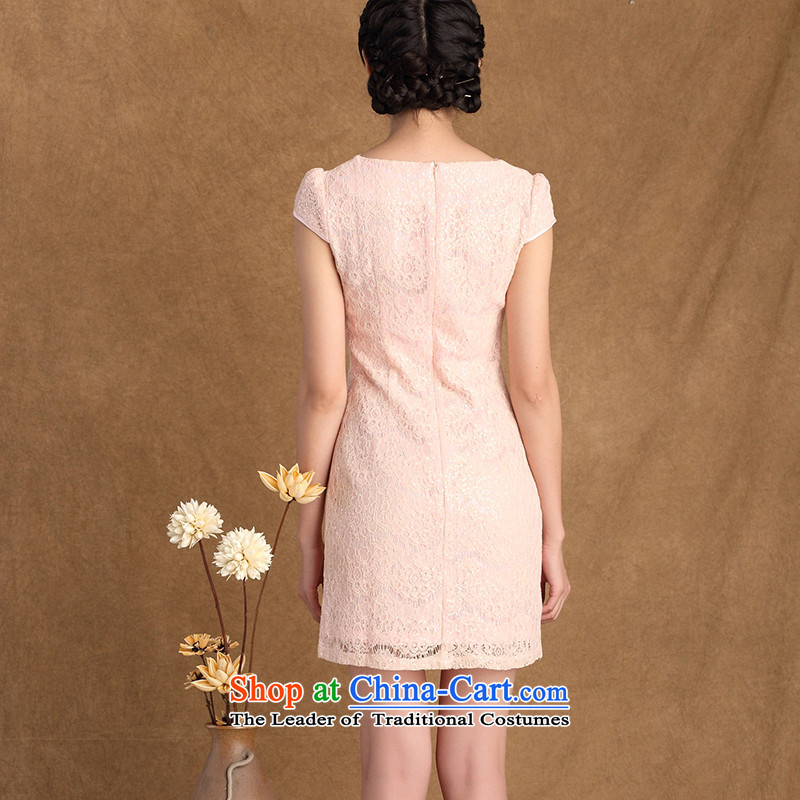 The cross-sa overview new chord in spring and summer stylish lace daily improved cheongsam dress Sau San-to-day China wind Y3181B women's cross-sa , , , M shopping on the Internet