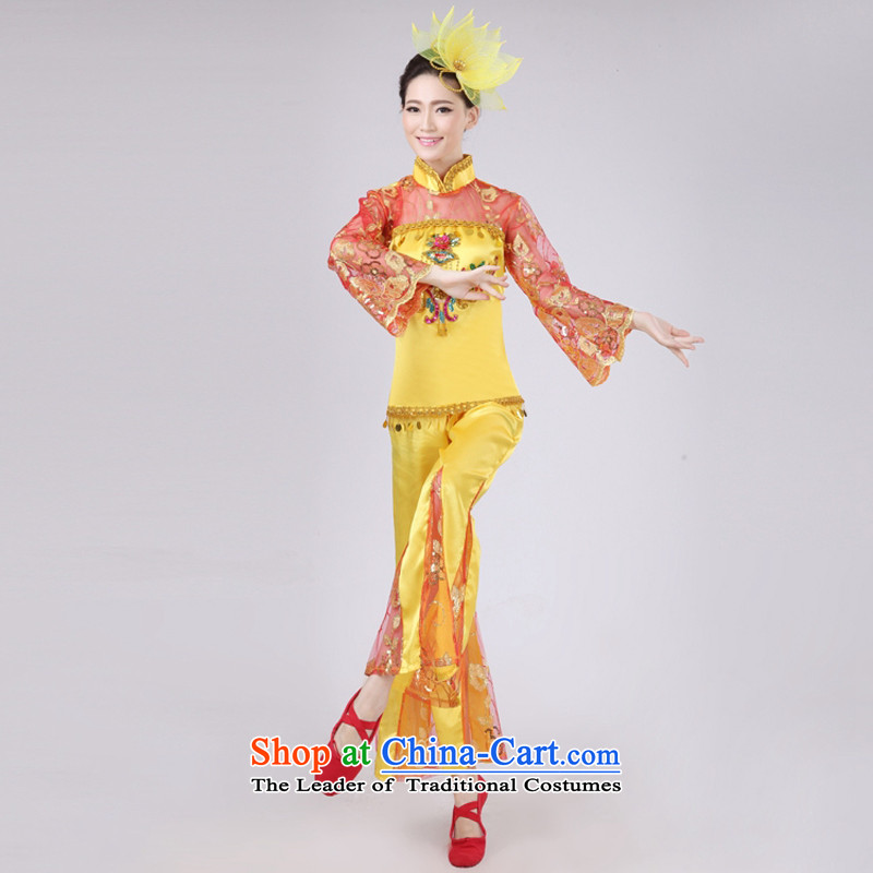 Arts dreams dress new fans 2015 Dance Performance services services services stage performances yangko janggu serving national costumes of red M KING HXYM-0030 coconut , , , shopping on the Internet