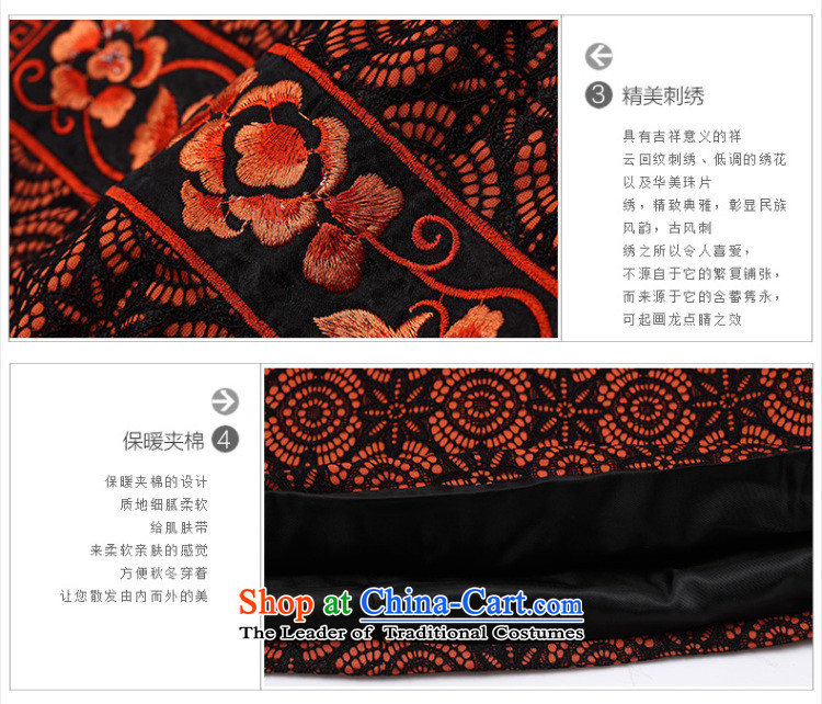 Sau Kwun Tong Fire winter cotton robes for winter 2014 Ms. Chinese improved stylish clip cotton dress QM3916 ORANGE XL Photo, prices, brand platters! The elections are supplied in the national character of distribution, so action, buy now enjoy more preferential! As soon as possible.
