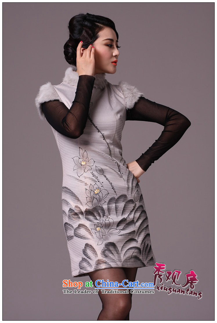Sau Kwun Tong Zhengyan,Multimedia winter 2015, I should be grateful if you would have the new improved stylish cotton strain clip cheongsam dress suit XL pictures, /G97112 price, brand platters! The elections are supplied in the national character of distribution, so action, buy now enjoy more preferential! As soon as possible.