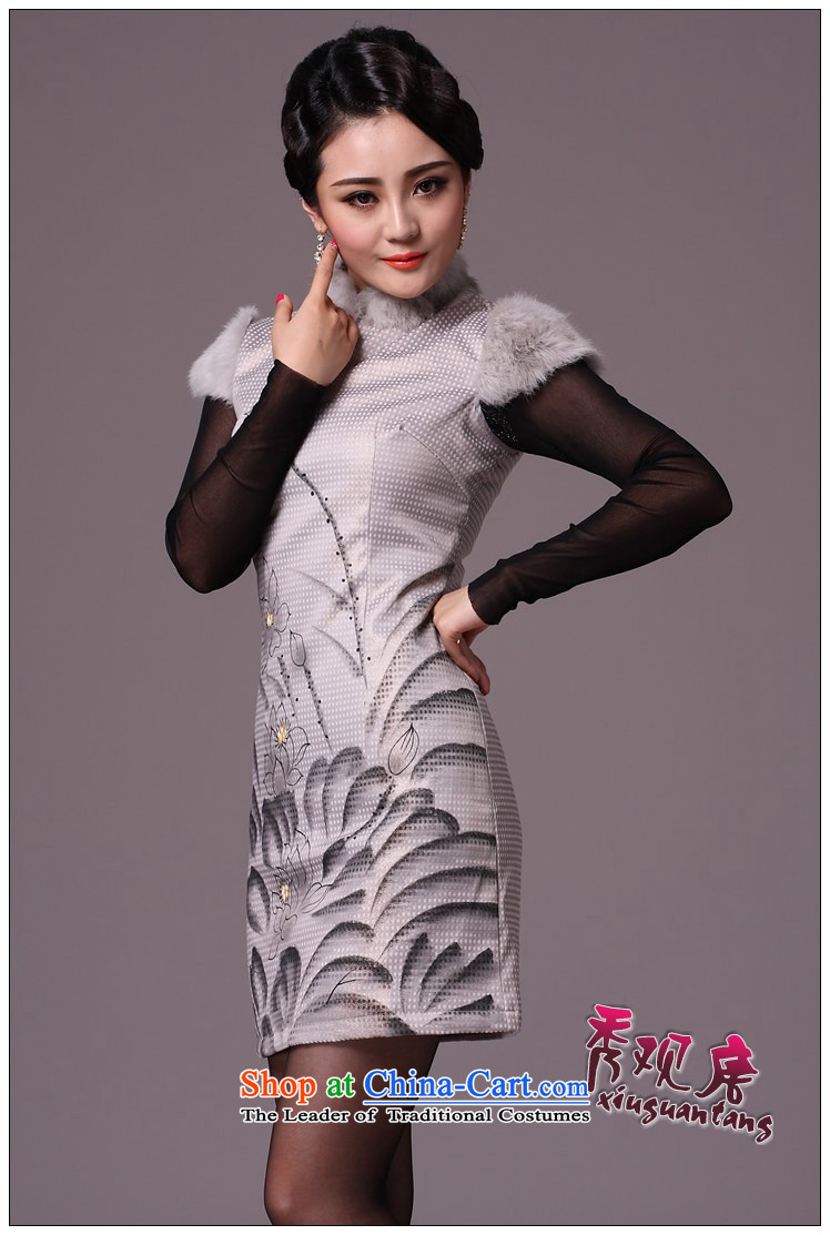 Sau Kwun Tong Zhengyan,Multimedia winter 2015, I should be grateful if you would have the new improved stylish cotton strain clip cheongsam dress suit XL pictures, /G97112 price, brand platters! The elections are supplied in the national character of distribution, so action, buy now enjoy more preferential! As soon as possible.