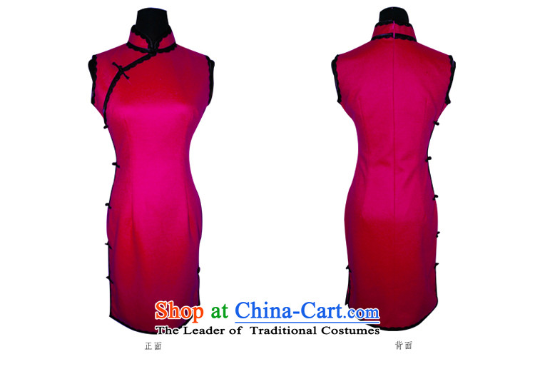 After a day of wind spring 2014 New Stylish retro improved wool? thick traditional female cheongsam dress 3090 3090 IN RED XXL picture, prices, brand platters! The elections are supplied in the national character of distribution, so action, buy now enjoy more preferential! As soon as possible.