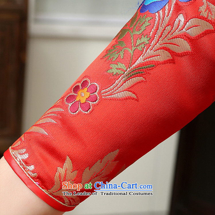 Rain-sang yi 2015 new marriage wedding dresses bride in the winter clothing cuff qipao long red bows services women cheongsam QP570 winter red S picture, prices, brand platters! The elections are supplied in the national character of distribution, so action, buy now enjoy more preferential! As soon as possible.
