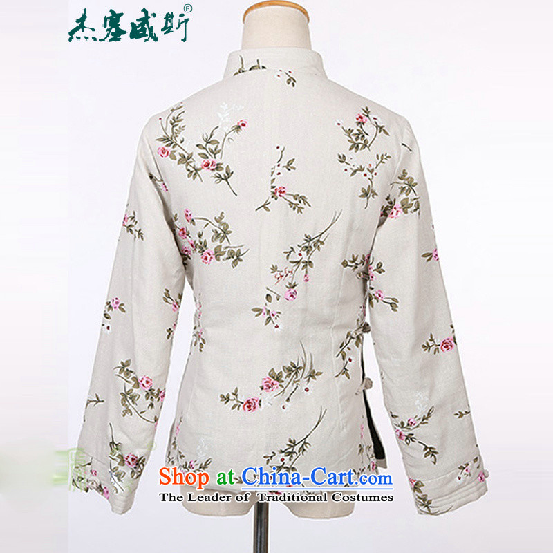 In the new kit, the Republic of Korea for winter cotton linen collar is pressed to Chinese word manually detained stamp cotton robe aloeswood ÃÞÒÂ XXL, small Jie in Wisconsin, , , , shopping on the Internet