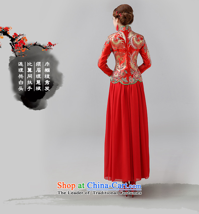 The HIV NEW 2015 marriages cheongsam red long serving Chinese antique dresses bows thick long-sleeved two kits Q0048 RED XXL picture, prices, brand platters! The elections are supplied in the national character of distribution, so action, buy now enjoy more preferential! As soon as possible.