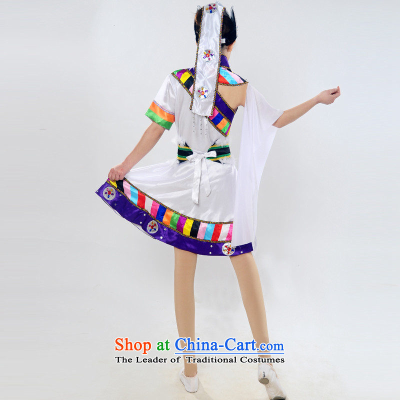 I should be grateful if you would have the Champs Elysees new arts dreams 2015 will snow white lotus Tibetan dance stage costumes HXYM0031 national dress White M Dream Arts , , , and I should be grateful if you would have the Internet shopping