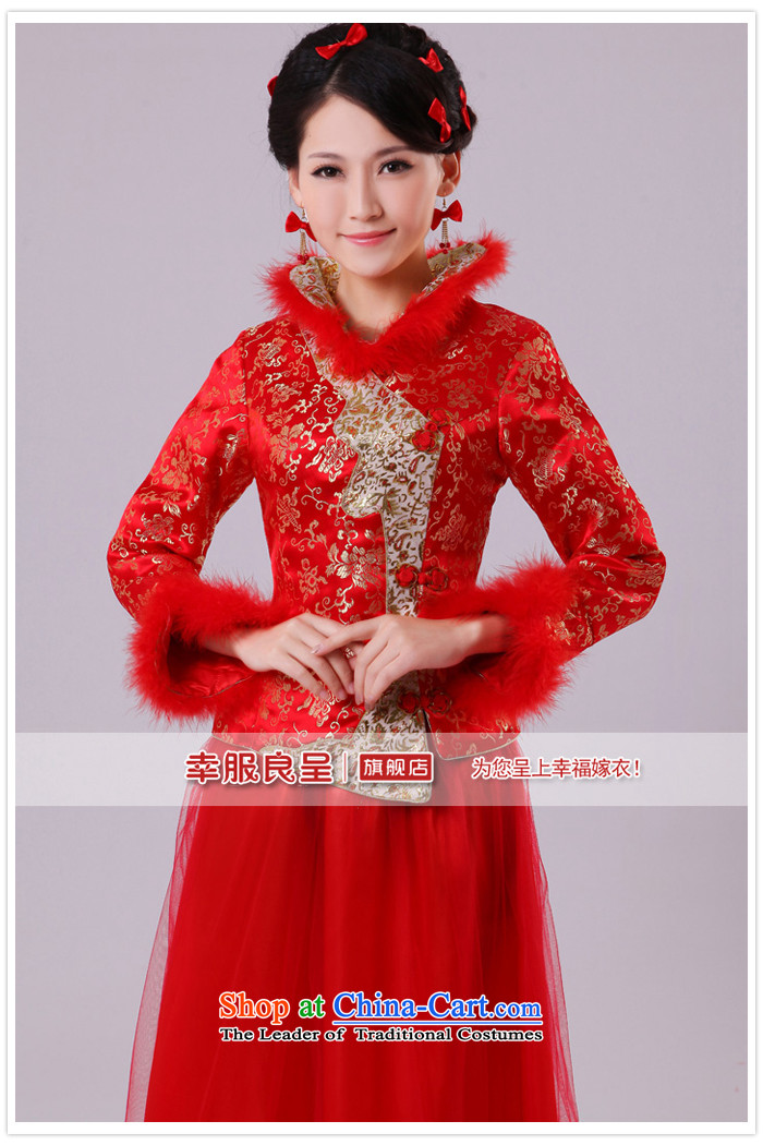 The privilege of serving-leung 2015 new winter replacing Chinese wedding dress qipao bride red wedding dress bows services for larger leaders Mao Dongsheng, plus 5XL picture, prices, brand platters! The elections are supplied in the national character of distribution, so action, buy now enjoy more preferential! As soon as possible.