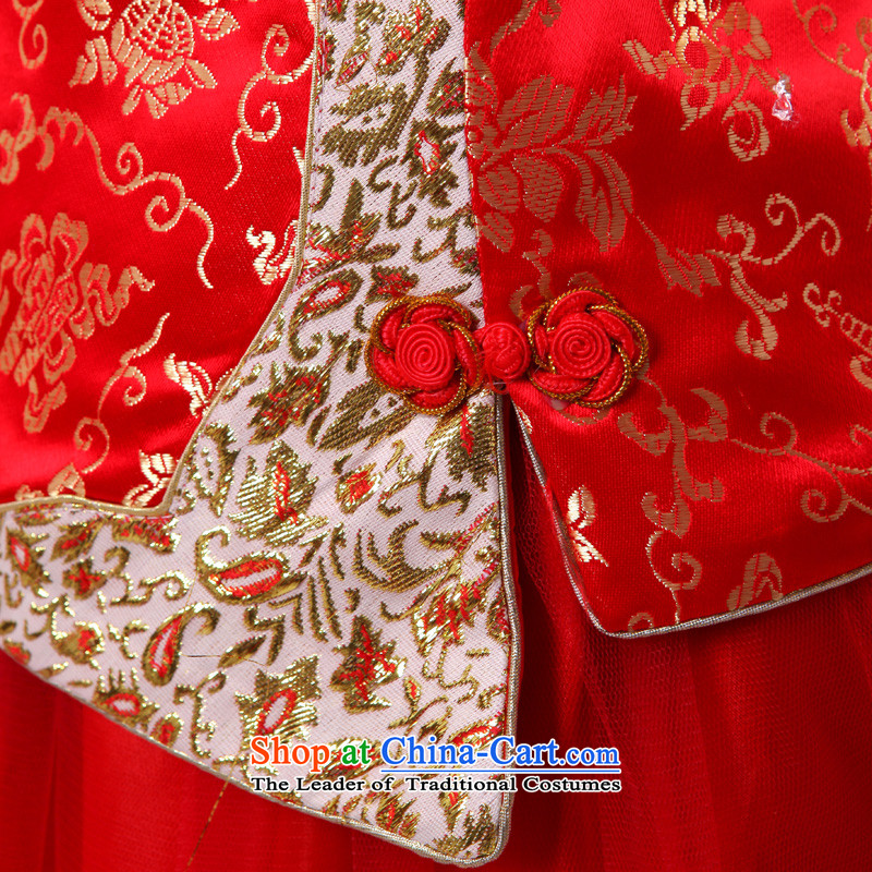 The privilege of serving-leung 2015 new winter replacing Chinese wedding dress qipao bride red wedding dress bows services for larger leaders Mao Dongsheng, plus the honor of serving-leung 5XL, shopping on the Internet has been pressed.