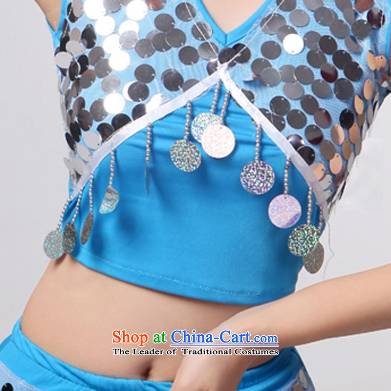 I should be grateful if you would have let the dai heung Arts Dance costumes 2015 Yunnan ethnic minorities on the peacock dance piece skirt HXYM0032 crowsfoot Sau San blue , I should be grateful if you would have the Champs Elysees arts dreams shopping on