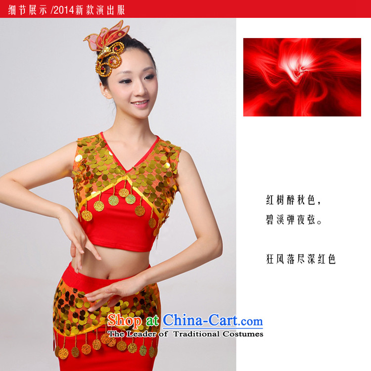 I should be grateful if you would have let the dai heung Arts Dance costumes 2015 Yunnan ethnic minorities on the peacock dance piece skirt HXYM0032 crowsfoot Sau San blue XXL picture, prices, brand platters! The elections are supplied in the national character of distribution, so action, buy now enjoy more preferential! As soon as possible.