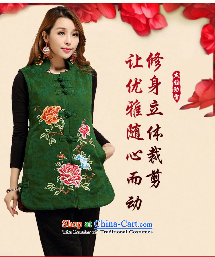 Tang Dynasty JIEYA-WOLF, female cotton vest autumn and winter New President Tang long process in the rabbit hair stylish decorated in female qipao jacket, bonus with Cap 2, rabbit hair XL Photo, prices, brand platters! The elections are supplied in the national character of distribution, so action, buy now enjoy more preferential! As soon as possible.