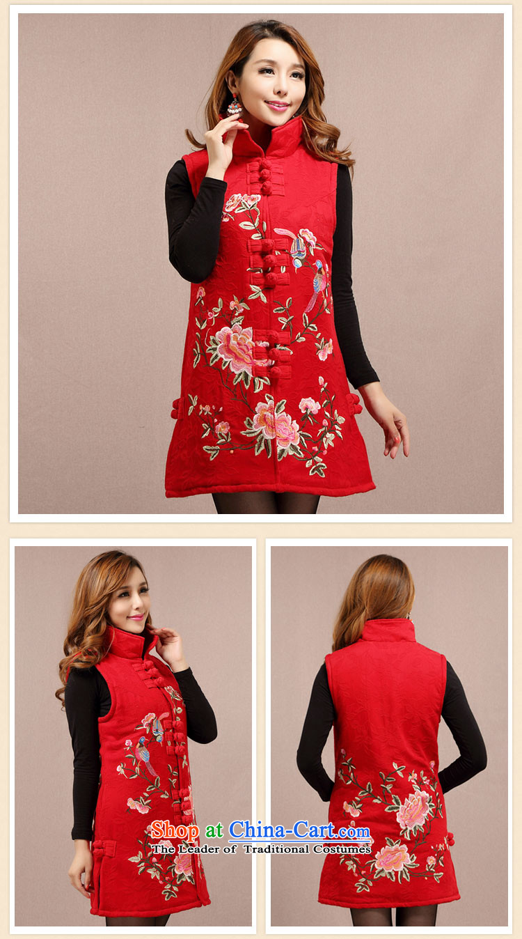 Tang Dynasty JIEYA-WOLF, female cotton vest autumn and winter New President Tang long process in the rabbit hair stylish decorated in female qipao jacket, bonus with Cap 2, rabbit hair XL Photo, prices, brand platters! The elections are supplied in the national character of distribution, so action, buy now enjoy more preferential! As soon as possible.