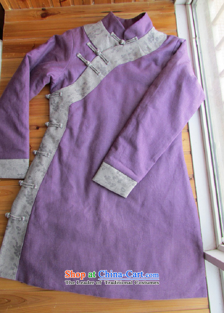 Q Shinsaibashi represented as soon as possible what electoral women fall of Chinese Disc clip cotton jacket qipao improved 1080 purple L code plain manual 15 day shipping picture, prices, brand platters! The elections are supplied in the national character of distribution, so action, buy now enjoy more preferential! As soon as possible.
