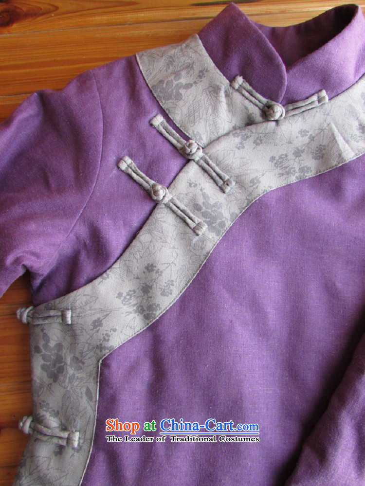 Q Shinsaibashi represented as soon as possible what electoral women fall of Chinese Disc clip cotton jacket qipao improved 1080 purple L code plain manual 15 day shipping picture, prices, brand platters! The elections are supplied in the national character of distribution, so action, buy now enjoy more preferential! As soon as possible.