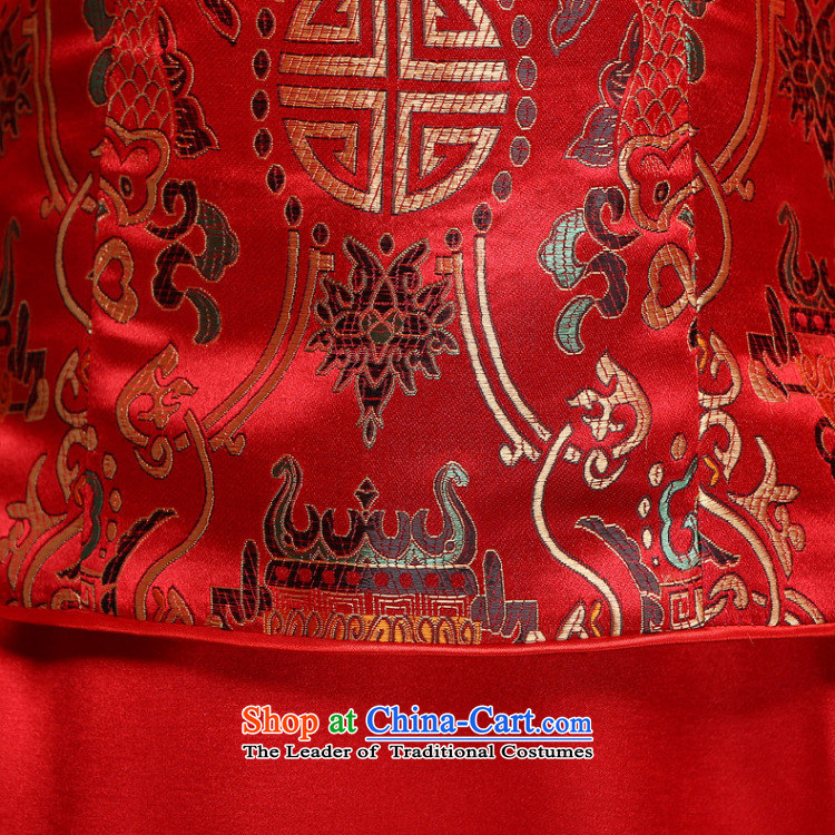 Naoji a 2014 new marriages qipao improved stylish long-sleeved warm winter clothing Chinese cotton folder bows dress yy2310 red S picture, prices, brand platters! The elections are supplied in the national character of distribution, so action, buy now enjoy more preferential! As soon as possible.