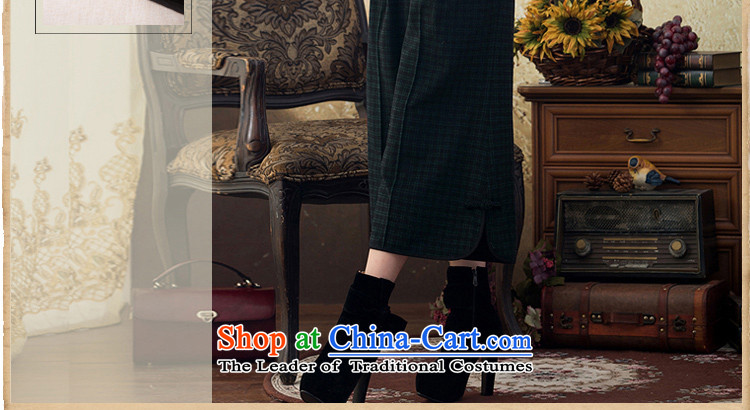 A Pinwheel Without Wind Kam stylish when Yi Tang Dynasty Wool Pants, Skirt autumn and winter trousers of ethnic cultural nostalgia for the wide-legged pants green M picture, prices, brand platters! The elections are supplied in the national character of distribution, so action, buy now enjoy more preferential! As soon as possible.