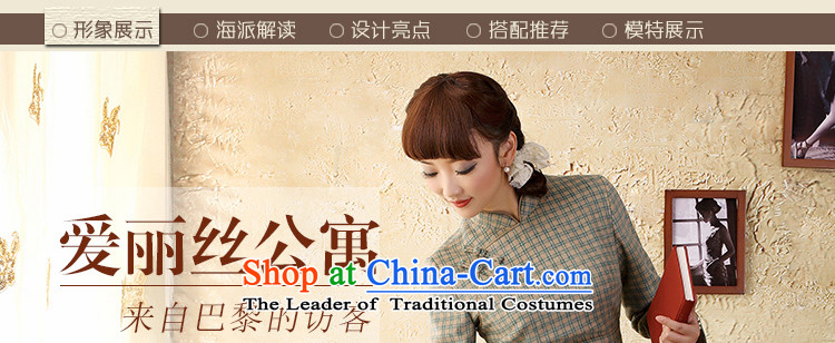 A Pinwheel Without Wind Yat cells wool autumn and winter dresses new gross? dresses long-sleeved Sau San? skirt retro women gross light gray XL Photo, prices, brand platters! The elections are supplied in the national character of distribution, so action, buy now enjoy more preferential! As soon as possible.