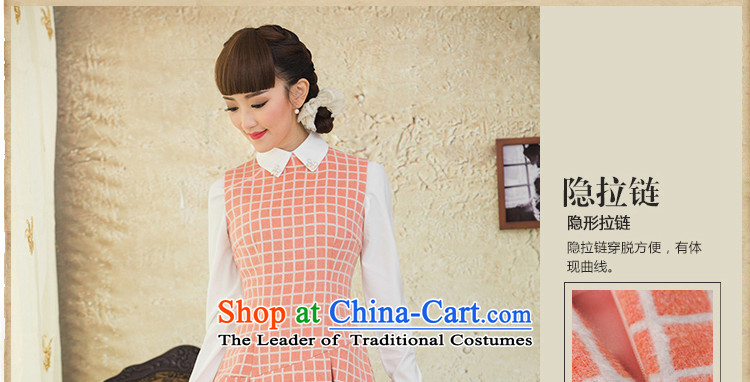 Lady Qin Ge Grid Yat stylish gross? dresses autumn and winter 2015 new women's national Wind Vest skirt pink 2XL Photo, prices, brand platters! The elections are supplied in the national character of distribution, so action, buy now enjoy more preferential! As soon as possible.