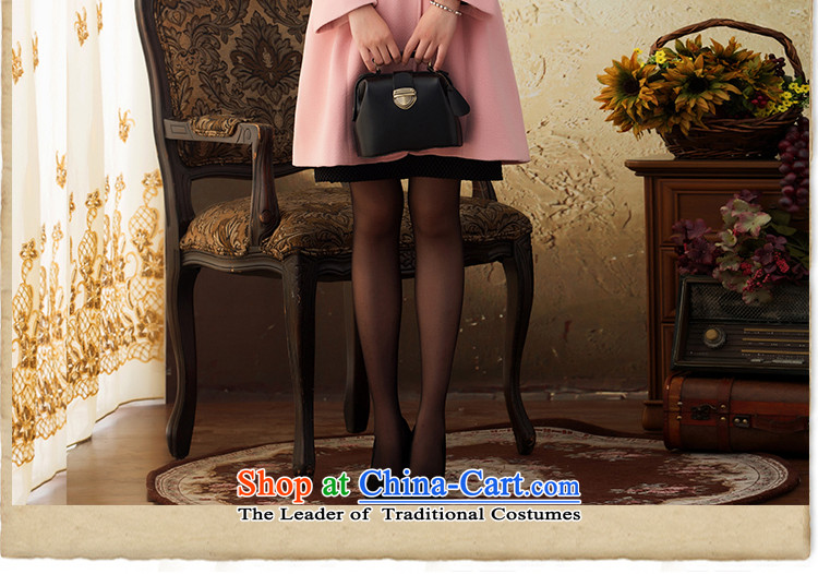 A Pinwheel Without Wind Yat Vickie 2015 wool coat in the autumn and winter female long long-sleeved China wind gross pink coat? XL Photo, prices, brand platters! The elections are supplied in the national character of distribution, so action, buy now enjoy more preferential! As soon as possible.