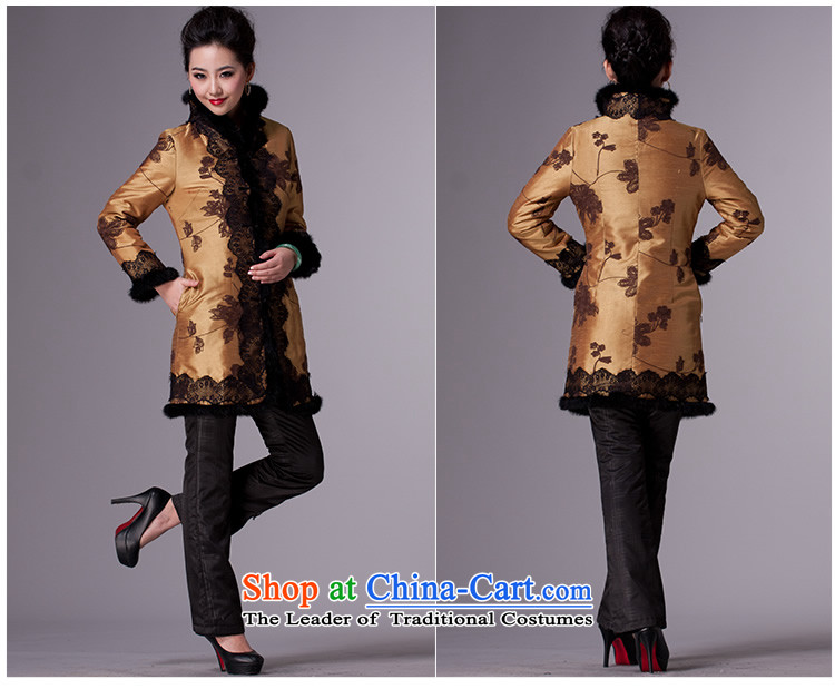 Sau Kwun Tong Xiang Yun Qiankun Tang dynasty women for winter 2014 new mother coat national blouses TM3940 jacket XXXL yellow picture, prices, brand platters! The elections are supplied in the national character of distribution, so action, buy now enjoy more preferential! As soon as possible.