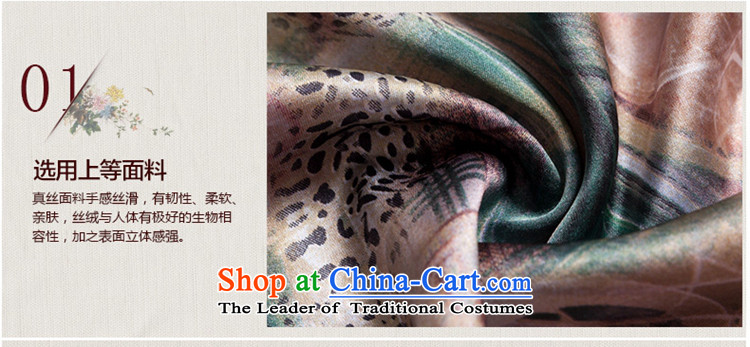 Seal of 2014 heavyweight silk in 7 Cuff Silk Cheongsam Shanghai republic of korea wind, herbs extract pictures color S pictures cheongsam, prices, brand platters! The elections are supplied in the national character of distribution, so action, buy now enjoy more preferential! As soon as possible.