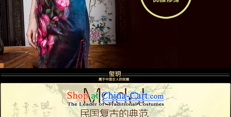 The Seal of 2015 autumn and winter flower elegant qipao positioning wool high-end in the seven female improved cuff is traversed by the picture color photo of Qipao XL, prices, brand platters! The elections are supplied in the national character of distribution, so action, buy now enjoy more preferential! As soon as possible.