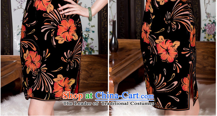 The seal of the autumn and winter 2015 new retro ethnic 7 Cuff Silk Cheongsam burned lint-free daily color picture enhancement of elegant M picture, prices, brand platters! The elections are supplied in the national character of distribution, so action, buy now enjoy more preferential! As soon as possible.