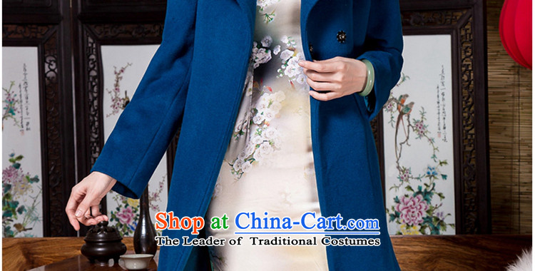 The Seal of 2015 Winter Sweater coats temperament elegant system? with minimalist Sau San Mao jacket with Ms.? blue L picture, prices, brand platters! The elections are supplied in the national character of distribution, so action, buy now enjoy more preferential! As soon as possible.