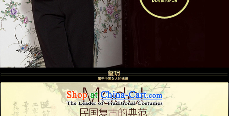 The seal of the autumn and winter 2015 new national commuter middle-aged Tang dynasty heavy industry embroidery Chinese blouses jacket Black XL Photo, prices, brand platters! The elections are supplied in the national character of distribution, so action, buy now enjoy more preferential! As soon as possible.