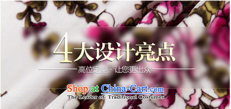 Seal spring and autumn 2015 decreased by new Silk burned lint-free retro qipao fashion, Ms. Short-sleeved long skirt picture color M qipao picture, prices, brand platters! The elections are supplied in the national character of distribution, so action, buy now enjoy more preferential! As soon as possible.