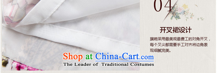 Seal spring and autumn 2015 decreased by new Silk burned lint-free retro qipao fashion, Ms. Short-sleeved long skirt picture color M qipao picture, prices, brand platters! The elections are supplied in the national character of distribution, so action, buy now enjoy more preferential! As soon as possible.