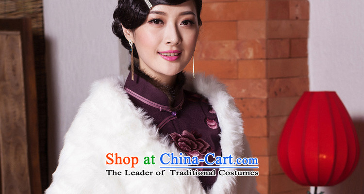 The seal of the Winter 2015 New banquet embroidery high-end cheongsam look elegant improvement by Ms. cuff cheongsam dress dark red XL Photo, prices, brand platters! The elections are supplied in the national character of distribution, so action, buy now enjoy more preferential! As soon as possible.