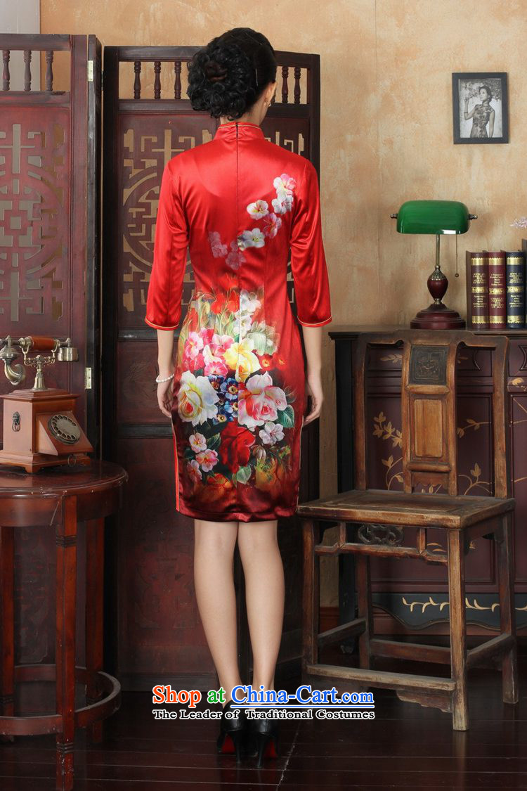 In accordance with the love spring and autumn new women's l replacing qipao ethnic Kim scouring pads poster Sau San 7 cuff cheongsam dress ancient /TD0033# figure S picture, prices, brand platters! The elections are supplied in the national character of distribution, so action, buy now enjoy more preferential! As soon as possible.