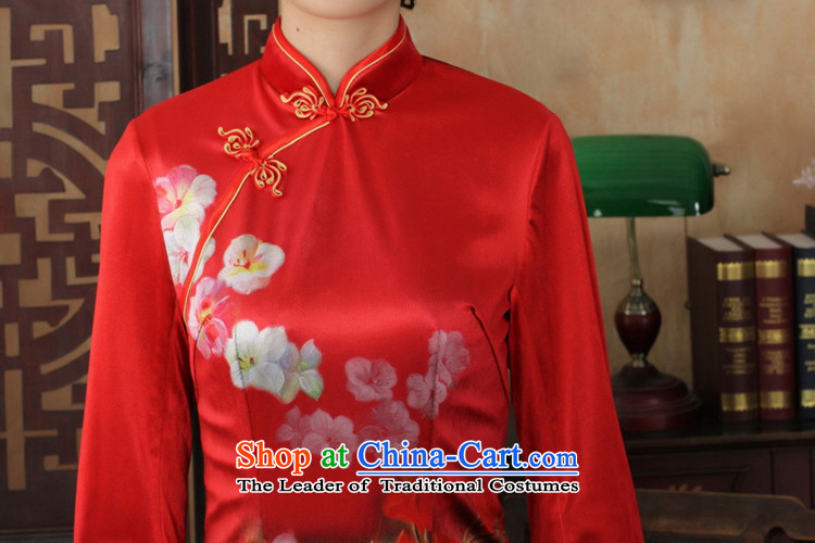 In accordance with the love spring and autumn new women's l replacing qipao ethnic Kim scouring pads poster Sau San 7 cuff cheongsam dress ancient /TD0033# figure S picture, prices, brand platters! The elections are supplied in the national character of distribution, so action, buy now enjoy more preferential! As soon as possible.