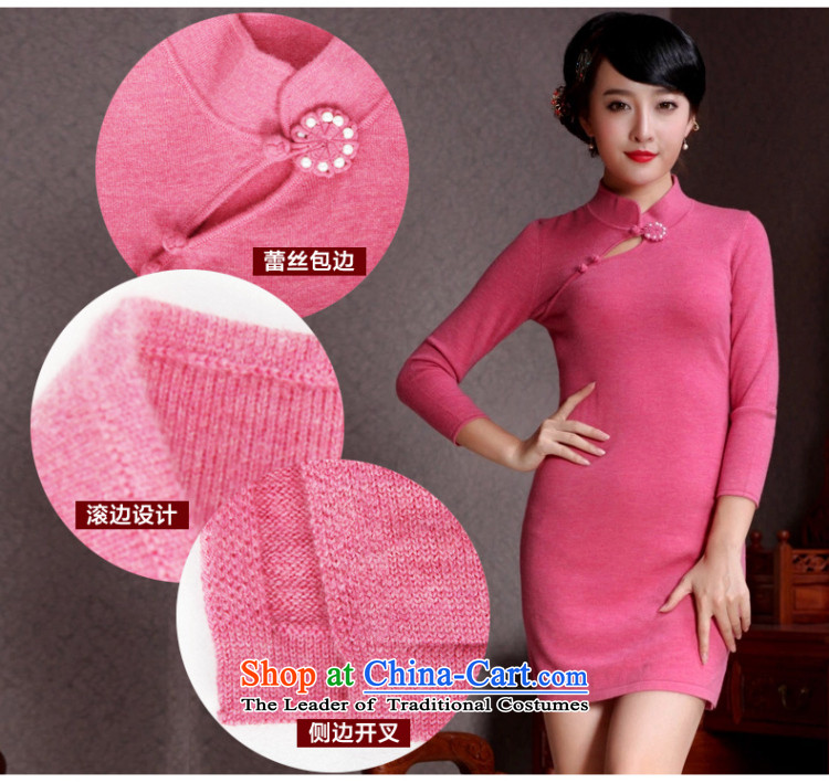Butterfly Lovers 2015 Autumn new stylish temperament pure, improved wool cheongsam dress 49093 figure  XL Photo, prices, brand platters! The elections are supplied in the national character of distribution, so action, buy now enjoy more preferential! As soon as possible.