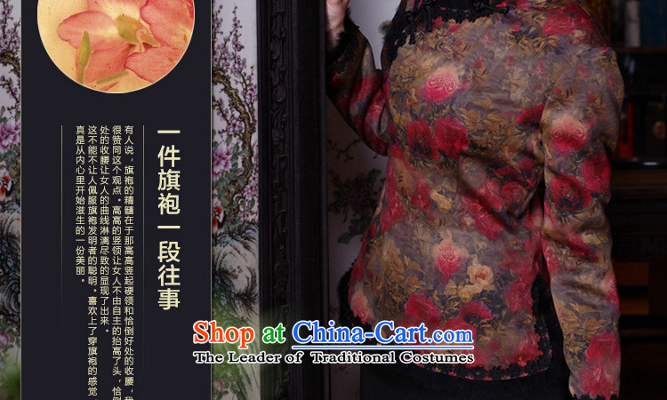 The seal of the Winter 2015 new cloud of incense yarn retro Tang dynasty long-sleeved silk cotton Chinese qipao folder jacket picture color M brand, prices, picture platters! The elections are supplied in the national character of distribution, so action, buy now enjoy more preferential! As soon as possible.