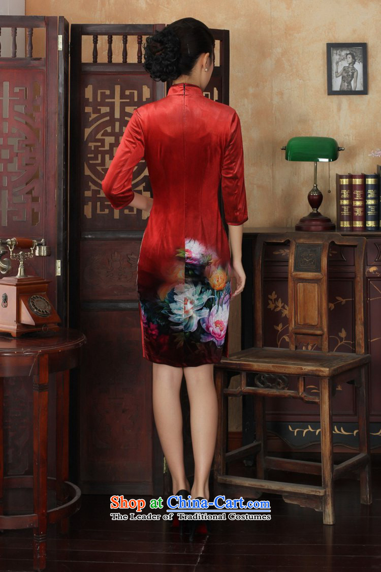 In accordance with the love in the spring and fall new ethnic women cheongsam Kim scouring pads Poster 7 cuff cheongsam dress ancient /TD0034# Sau San figure XL Photo, prices, brand platters! The elections are supplied in the national character of distribution, so action, buy now enjoy more preferential! As soon as possible.