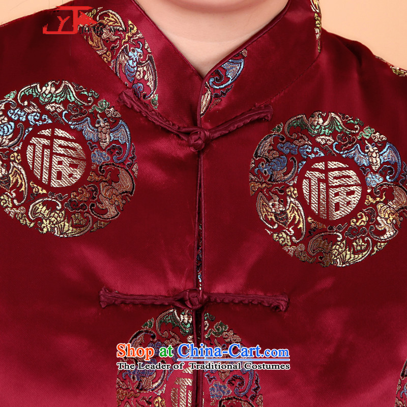 Tang Dynasty JIEYA-WOLF2015, female jackets for couples celebrate the Tang dynasty fashion thin cotton clothes for autumn and winter by men and women Tang Dynasty Taxi 2 pack Magenta feather ÃÞÒÂ XL,JIEYA-WOLF,,, shopping on the Internet