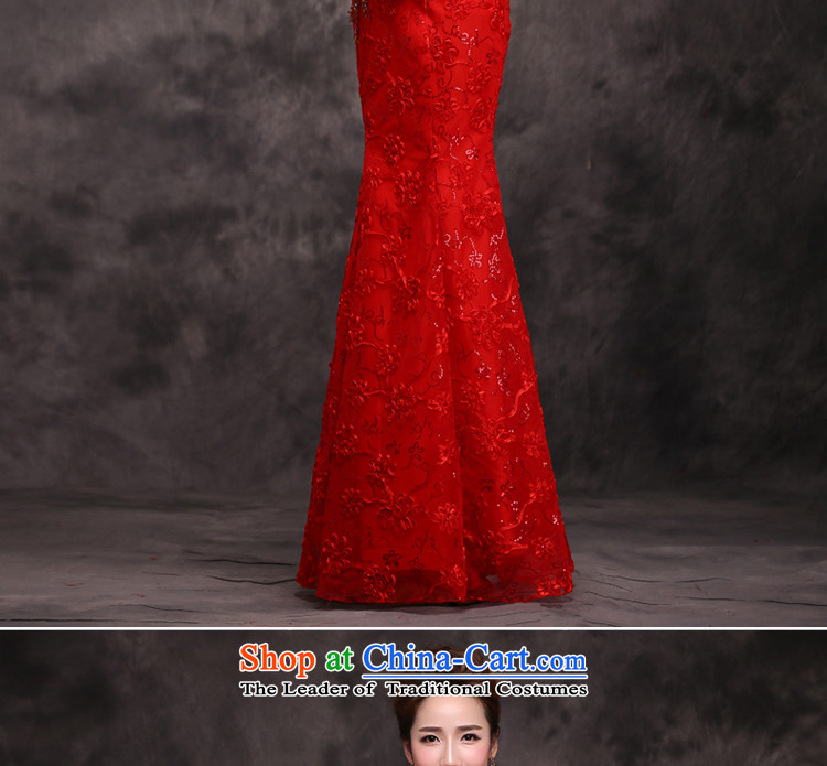 Jie mija bows Service Bridal Fashion 2015 new red qipao fall short-sleeved marriage Chinese Dress long red XS Sau San pictures, prices, brand platters! The elections are supplied in the national character of distribution, so action, buy now enjoy more preferential! As soon as possible.