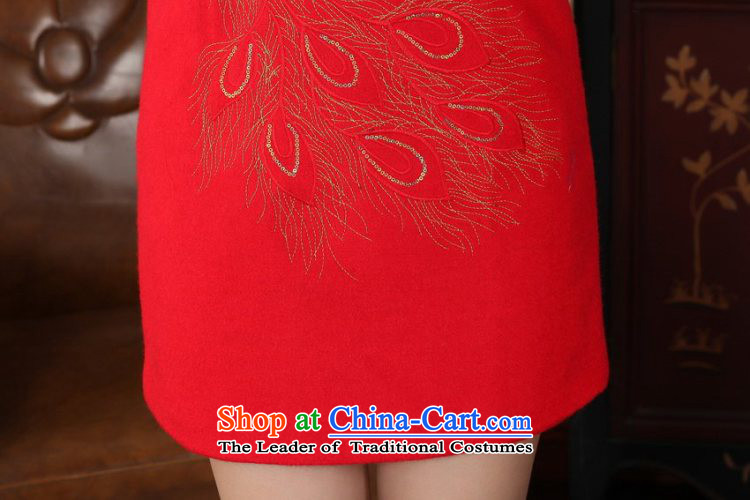 Shanghai, optimize IPO Chinese improved cheongsam dress short skirt for winter new retro-l'oeil embroidery cheongsam Y0030-a cotton Sau San black 40/XXL picture, prices, brand platters! The elections are supplied in the national character of distribution, so action, buy now enjoy more preferential! As soon as possible.
