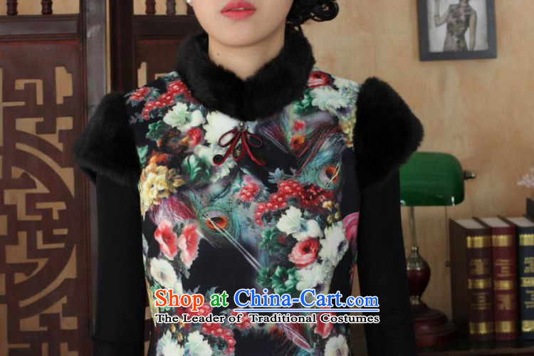 Shanghai, optimize IPO Chinese improved cheongsam dress short skirt for winter new superior color pictures of Sau San qipao wool 38/XL picture, prices, brand platters! The elections are supplied in the national character of distribution, so action, buy now enjoy more preferential! As soon as possible.