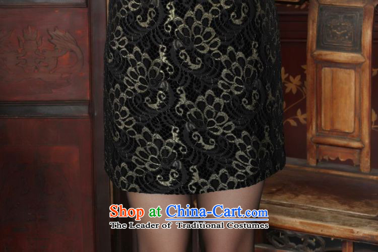 Shanghai, optimize IPO Chinese improved cheongsam dress short skirt for winter new superior ELASTIC LACE cheongsam dress Kim scouring pads Sau San Y0024 RED 40/XXL picture, prices, brand platters! The elections are supplied in the national character of distribution, so action, buy now enjoy more preferential! As soon as possible.