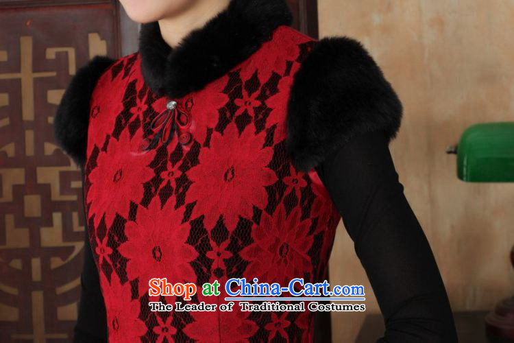 158 Jing Ms. Tang dynasty qipao improved winter cheongsam collar scouring pads plus lace Foutune of dress dresses Y0025 map color S picture, prices, brand platters! The elections are supplied in the national character of distribution, so action, buy now enjoy more preferential! As soon as possible.