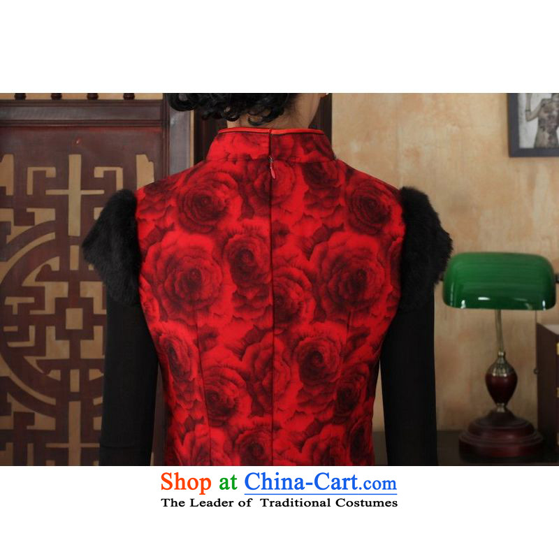 158 Jing Ms. Tang dynasty qipao improved winter cheongsam collar Foutune of dress dresses , 158 Jing , , , Red shopping on the Internet