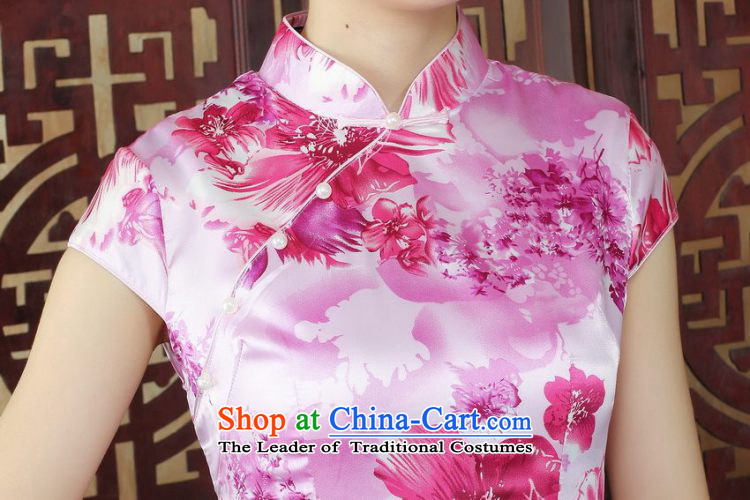 158 Jing Ms. Tang dynasty qipao improved summer collar Sau San dresses cheongsam dress pink 2XL Photo, prices, brand platters! The elections are supplied in the national character of distribution, so action, buy now enjoy more preferential! As soon as possible.