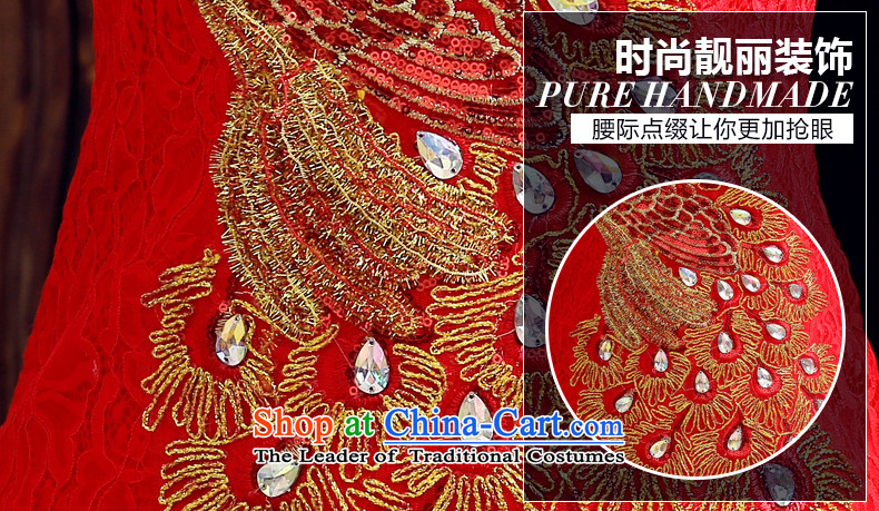 Noritsune bride long antique dresses 2014 new chinese red flag wedding dress wedding services improved qipao crowsfoot bows pregnant women given clothes red XL Photo, prices, brand platters! The elections are supplied in the national character of distribution, so action, buy now enjoy more preferential! As soon as possible.